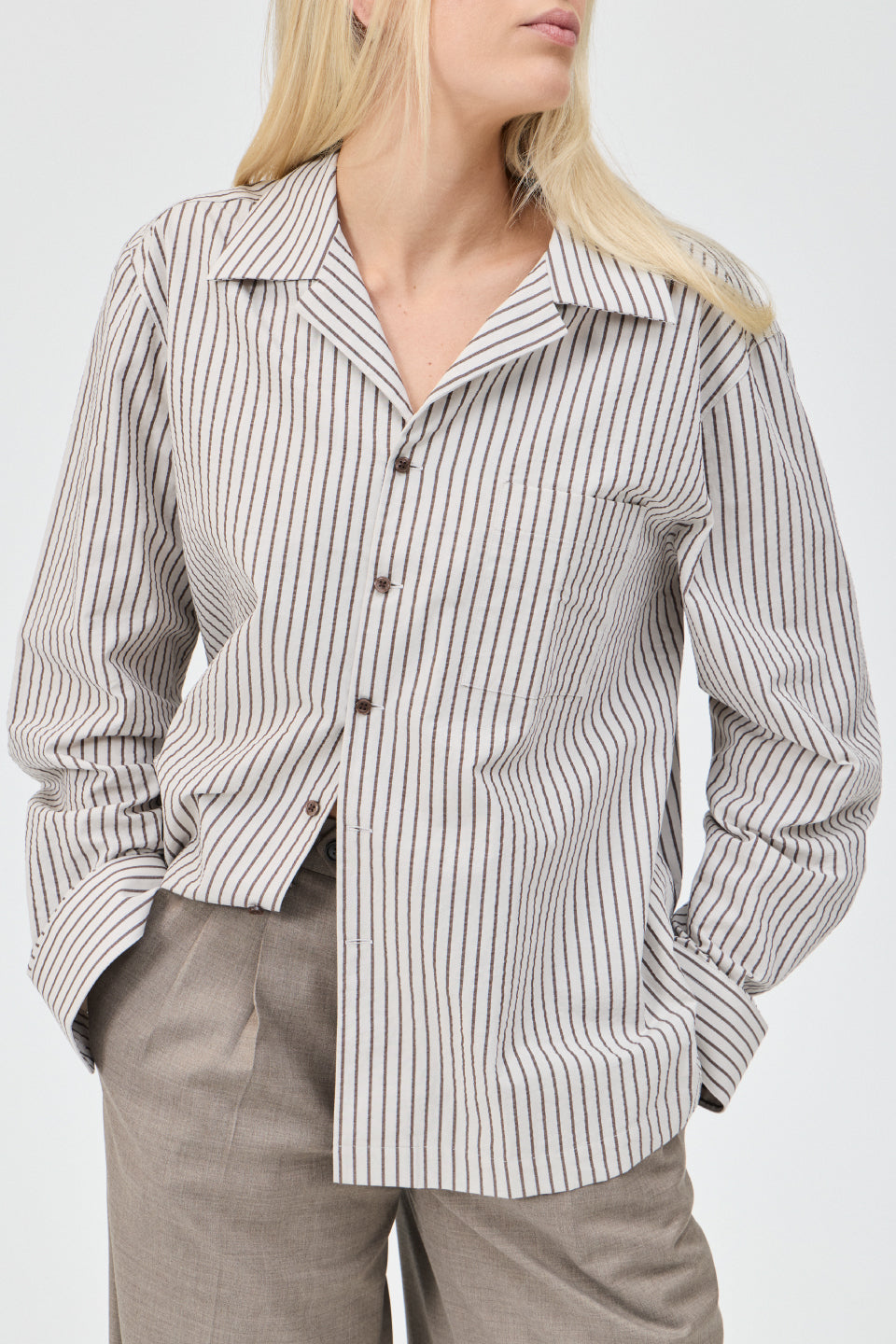 Women's Boxy Long Sleeve Shirt