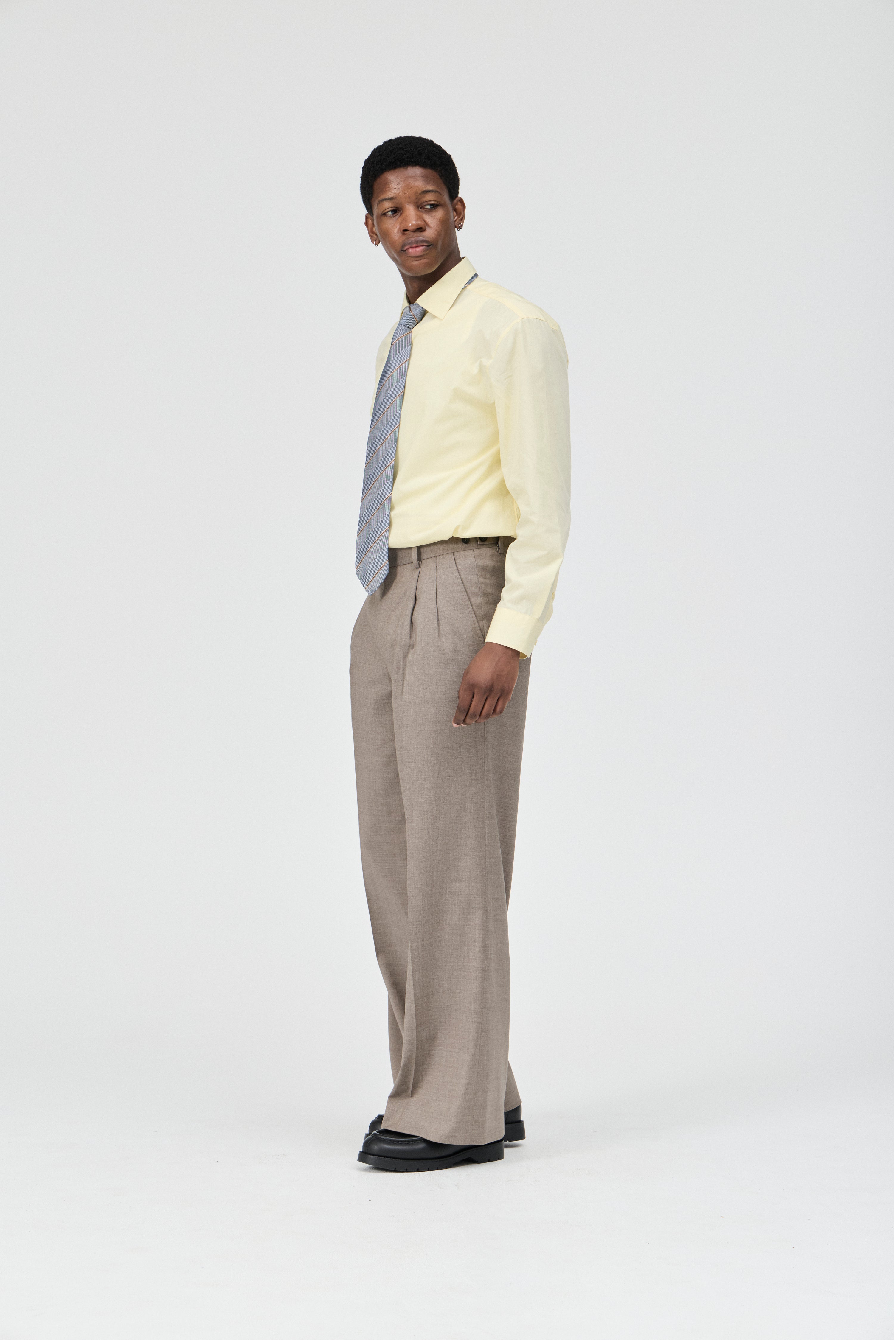Men's Tailored Wide Leg Trouser