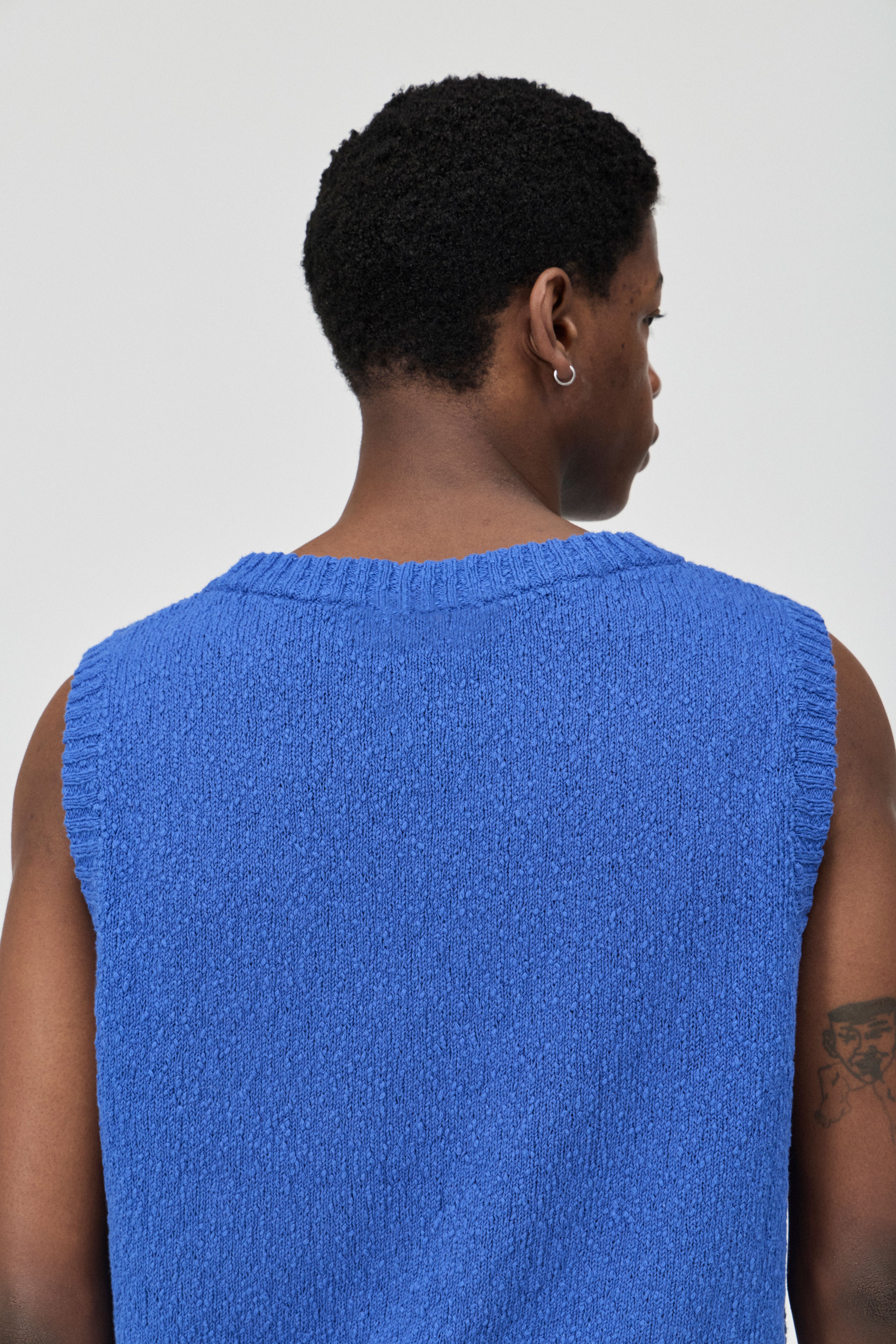 Men's Cobalt Blue Vest