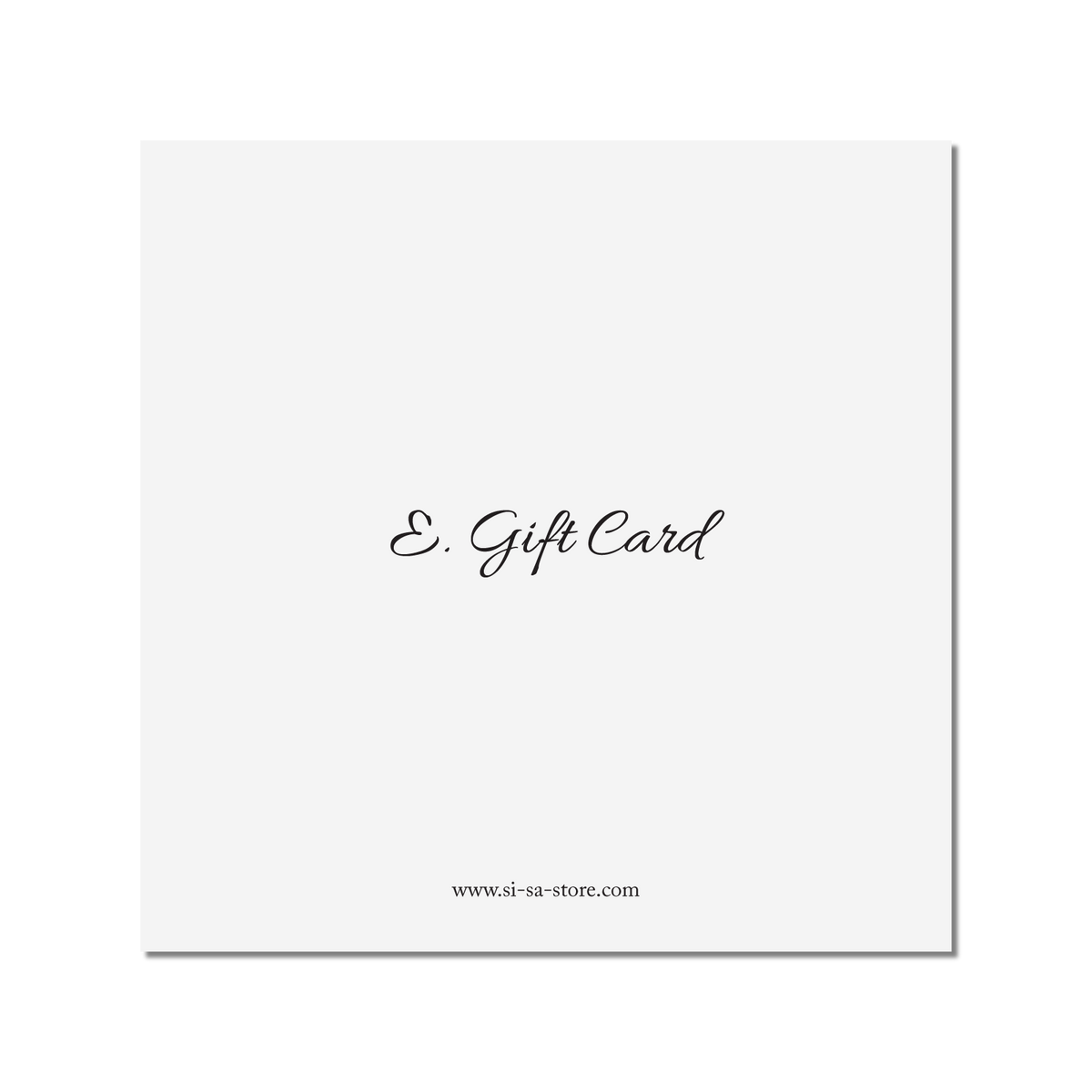 E-Gift Card