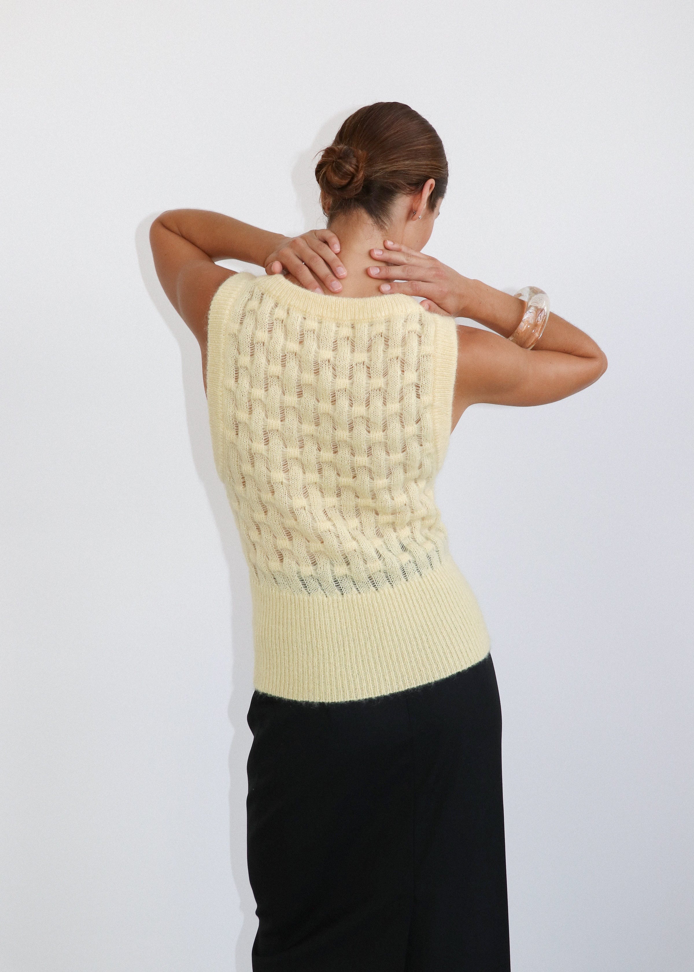 Reversible Knit Vest