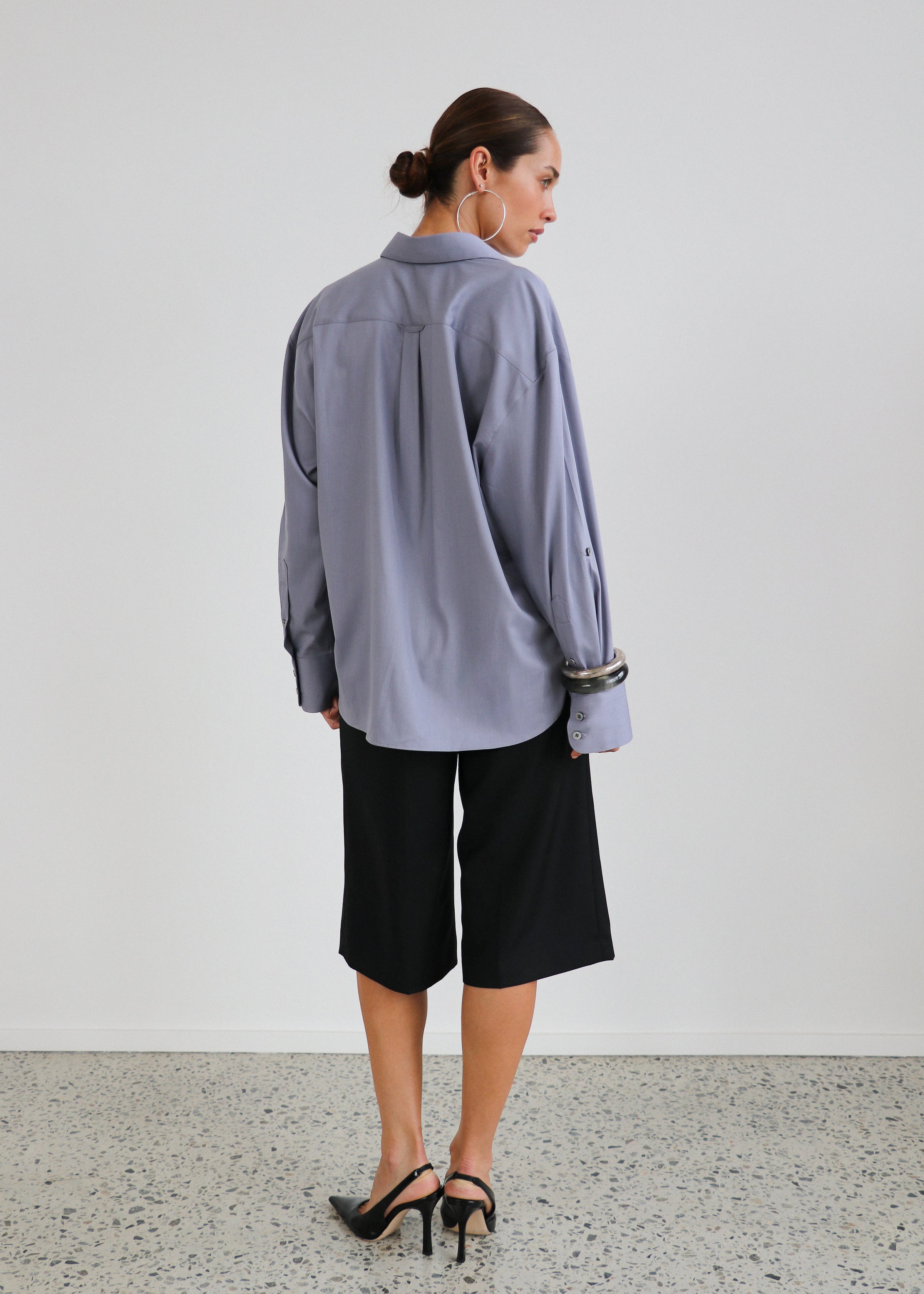 Cinched Long Sleeve Shirt