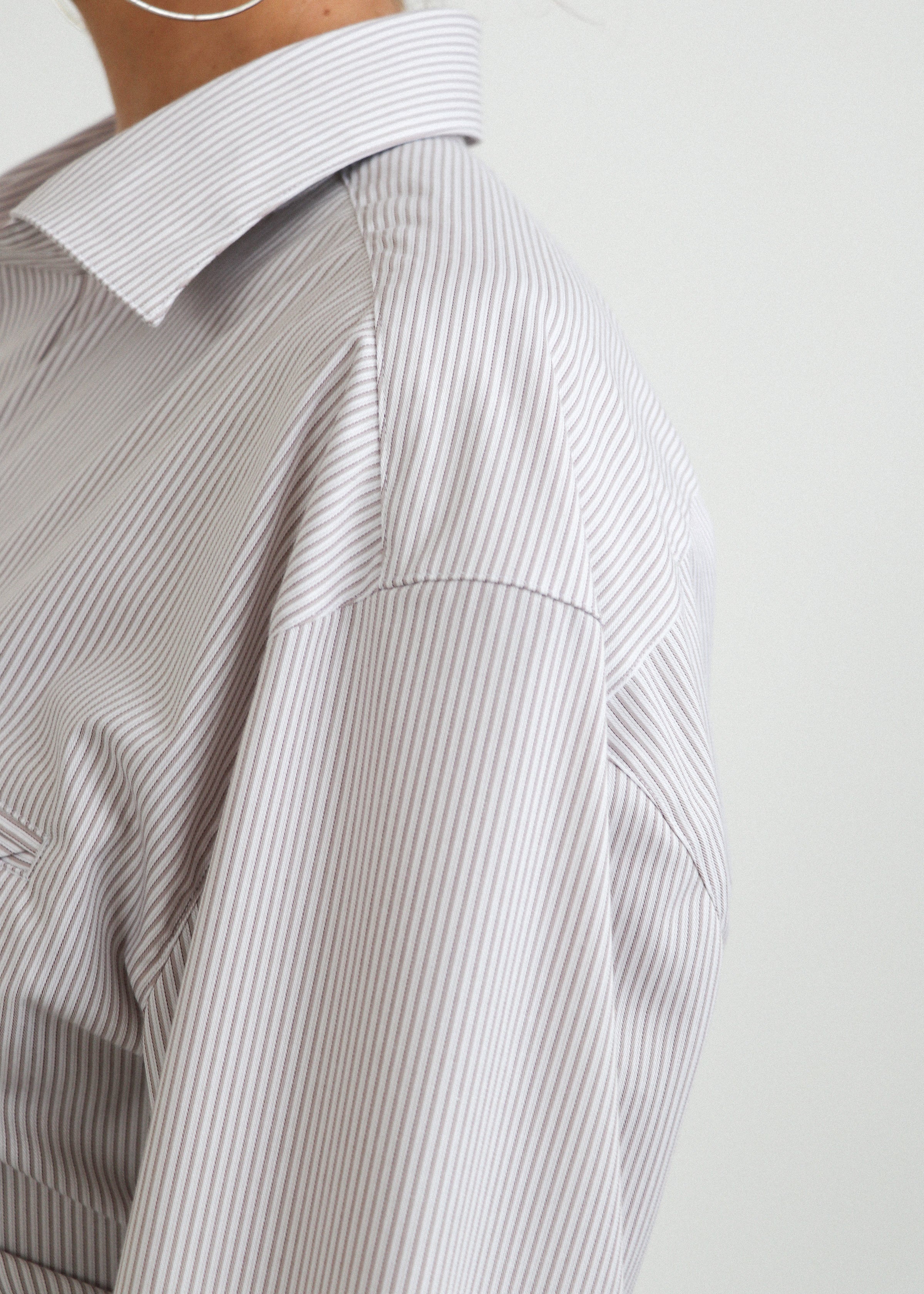 Cinched Long Sleeve Shirt