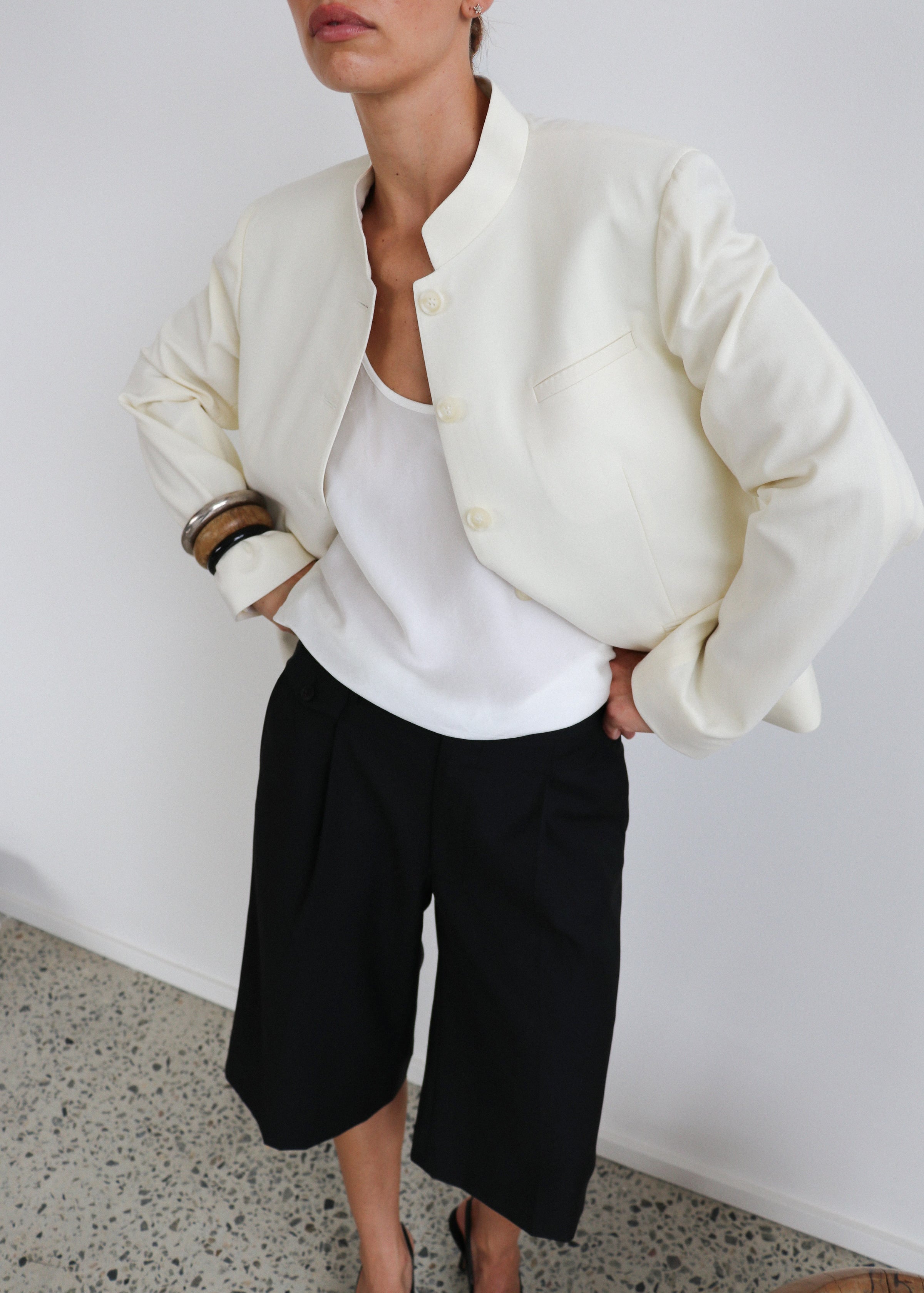 Tang Buttoned Blazer