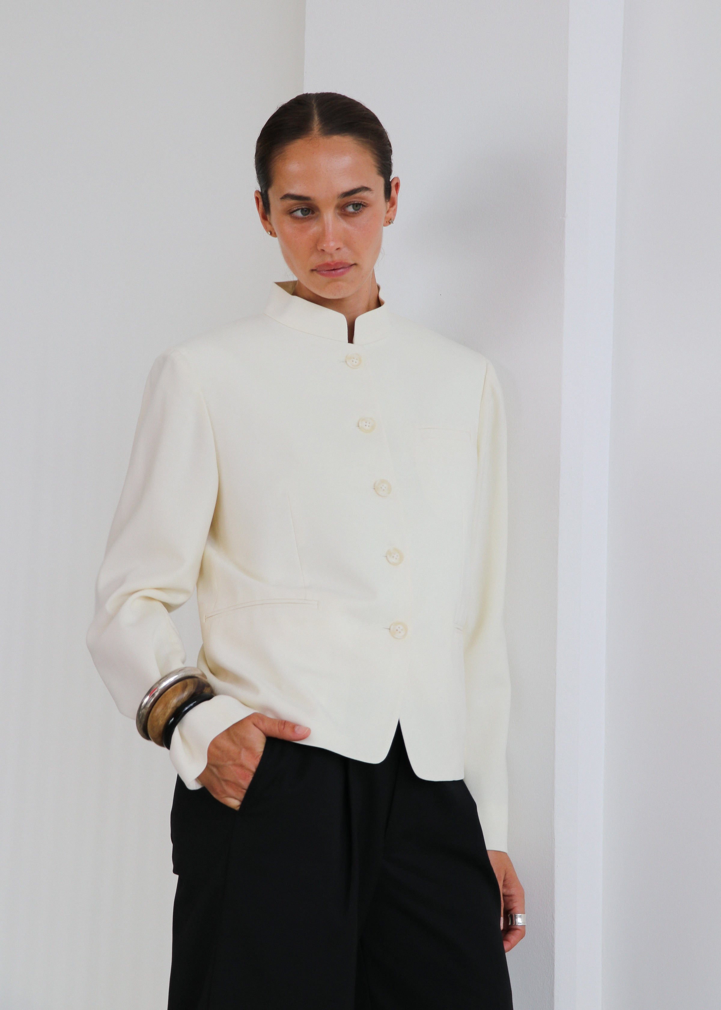 Tang Buttoned Blazer