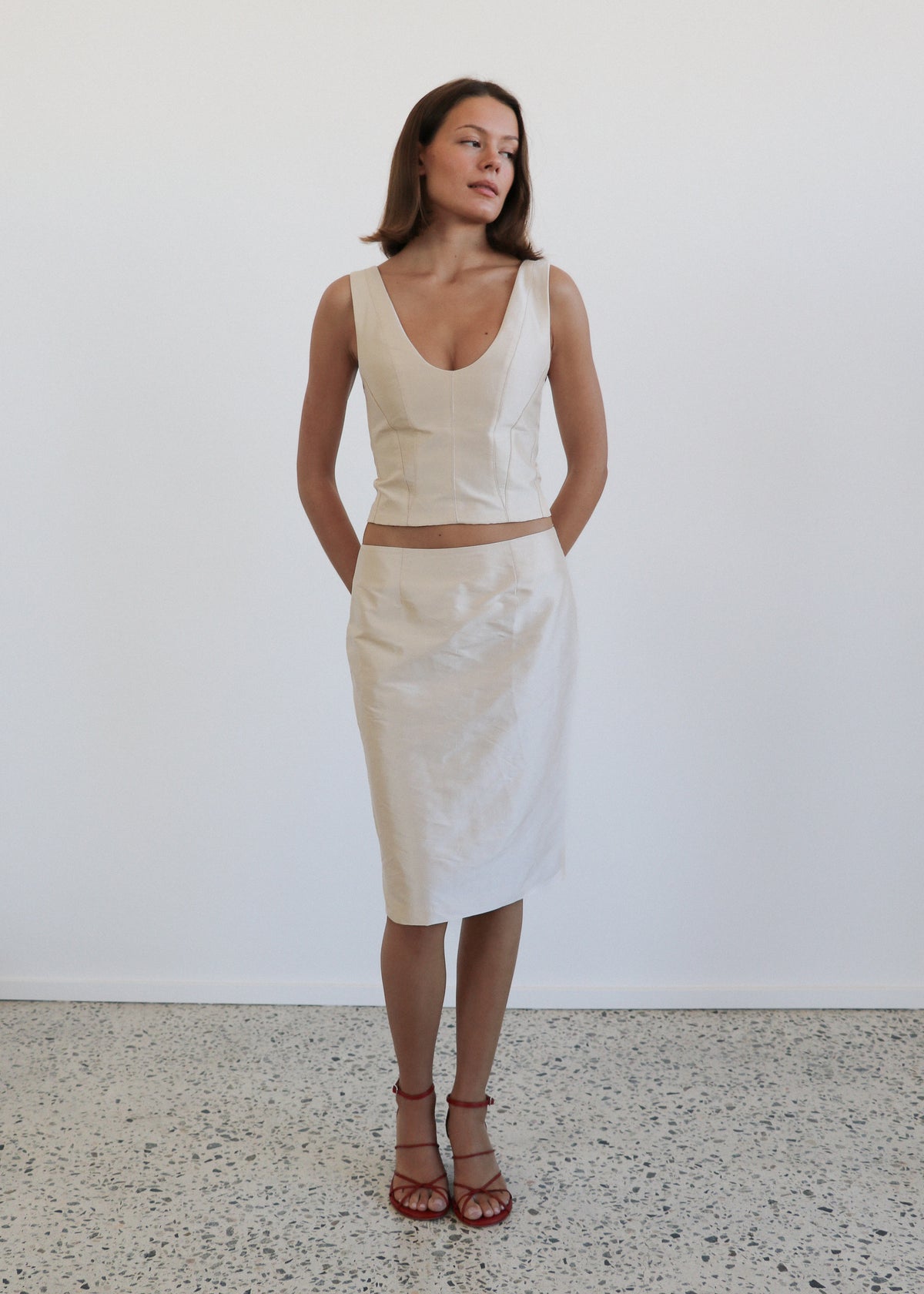 PRE-ORDER: Silk Dupion Bustier