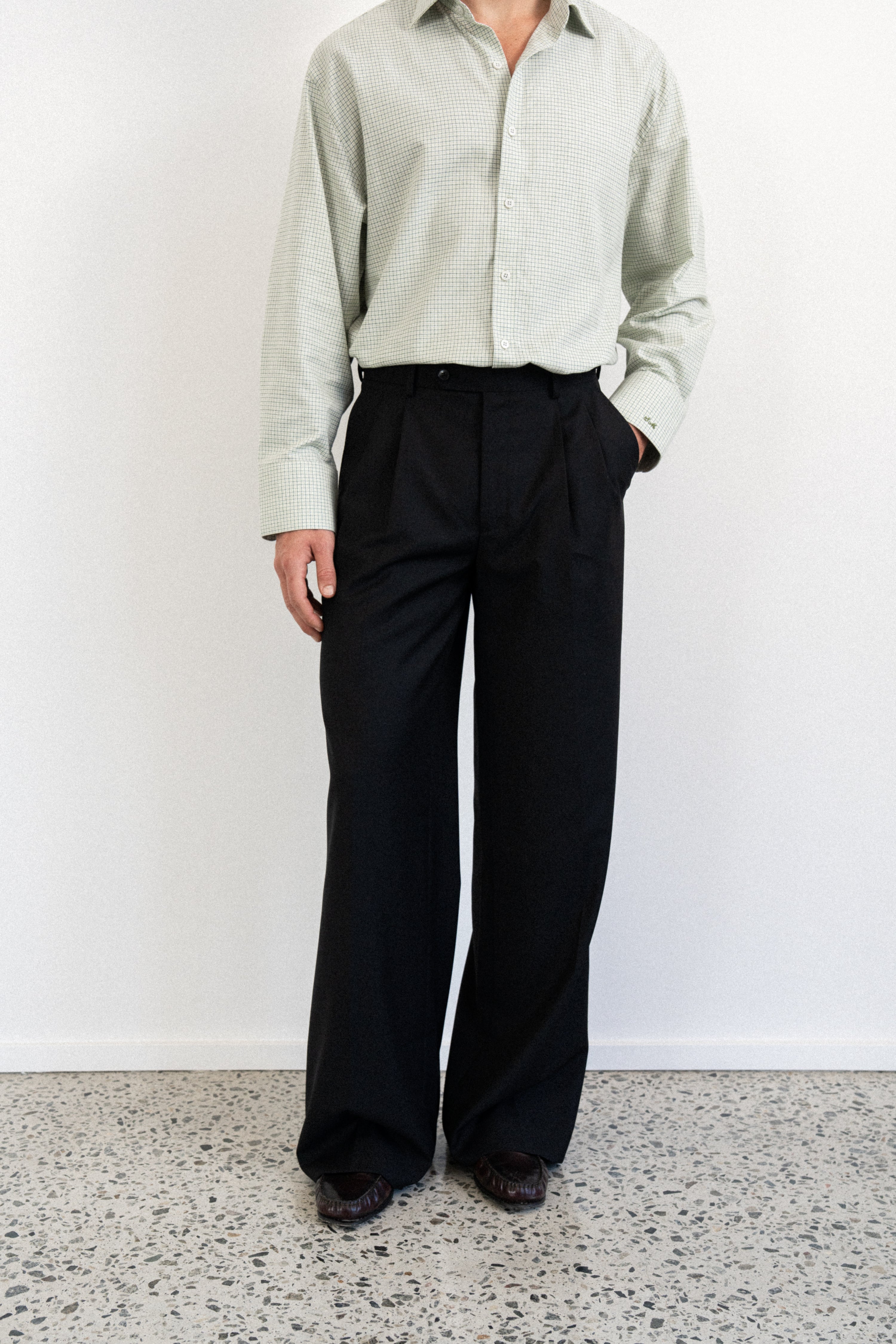 Men's Oversized Long Sleeve Shirt