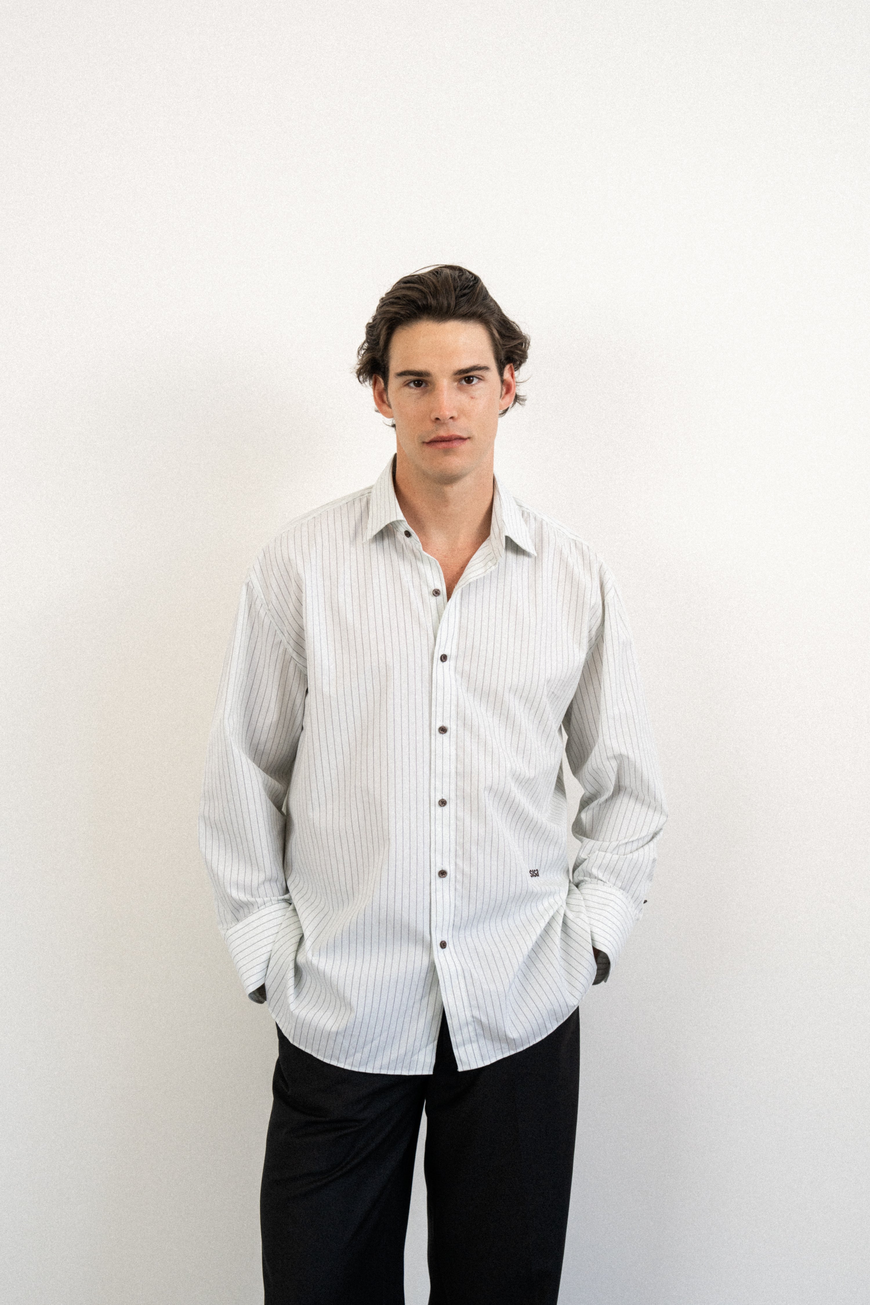 Men's Oversized Long Sleeve Shirt